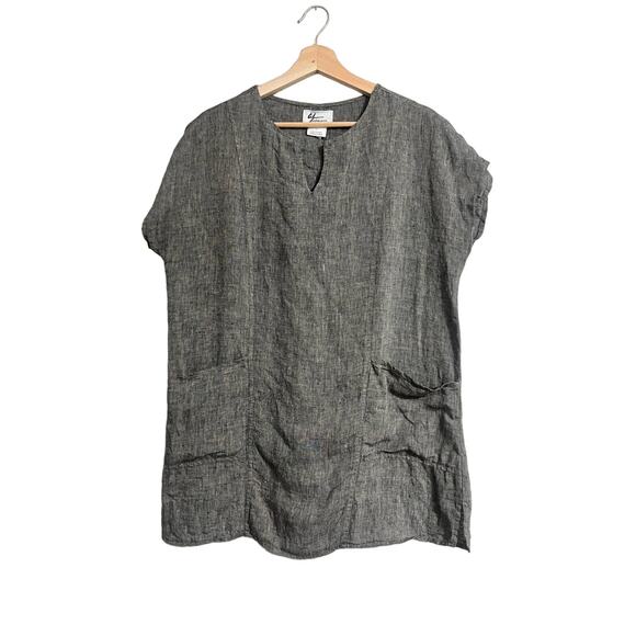 Andrea Jovine Lagen look  Linen Blouse Small - Picture 1 of 5